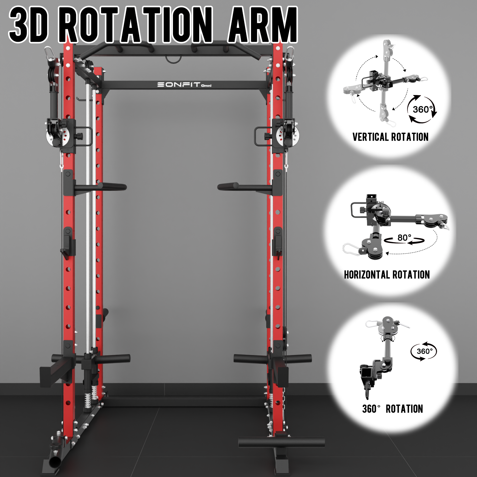 EonfitOmni® E6 Power Rack