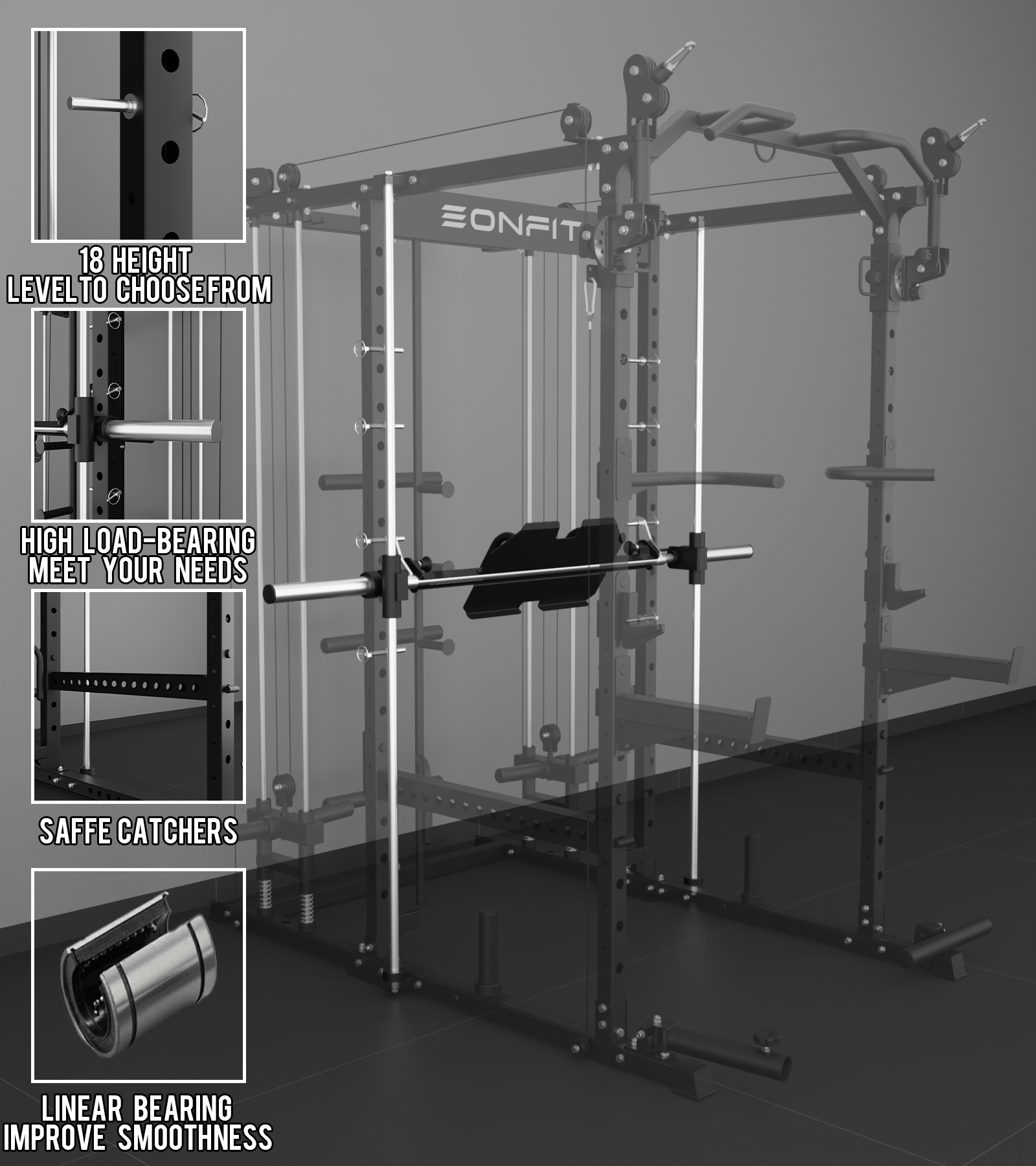 EonfitOmni® E5 2.0 Smith Machine Package