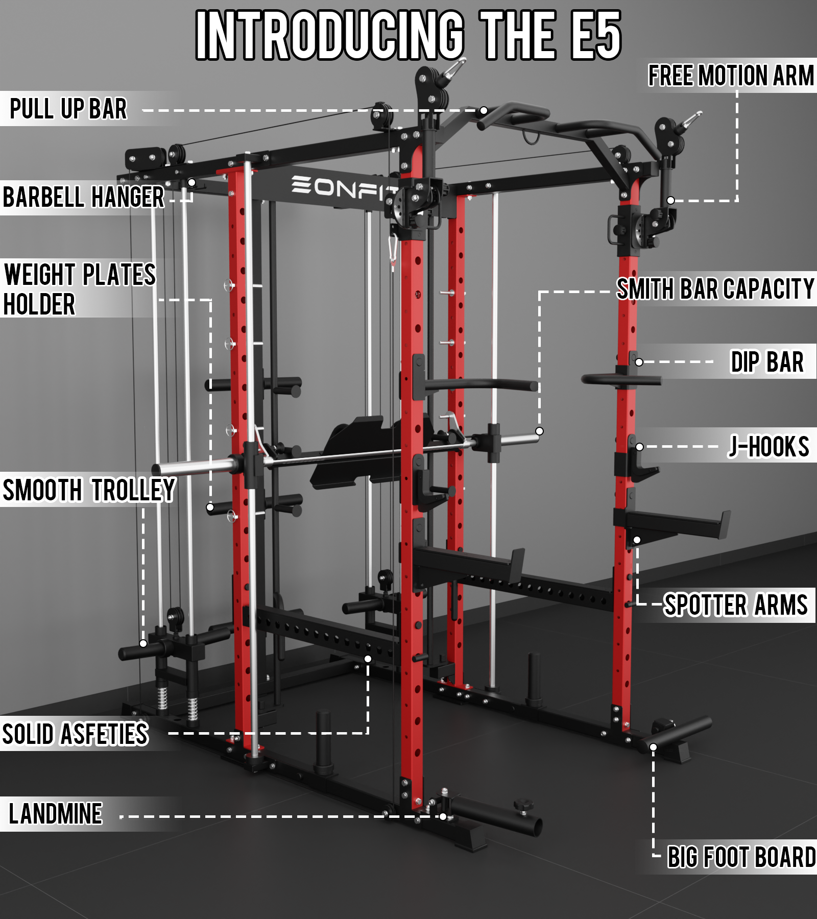 EonfitOmni® E5 2.0 Smith Machine Package
