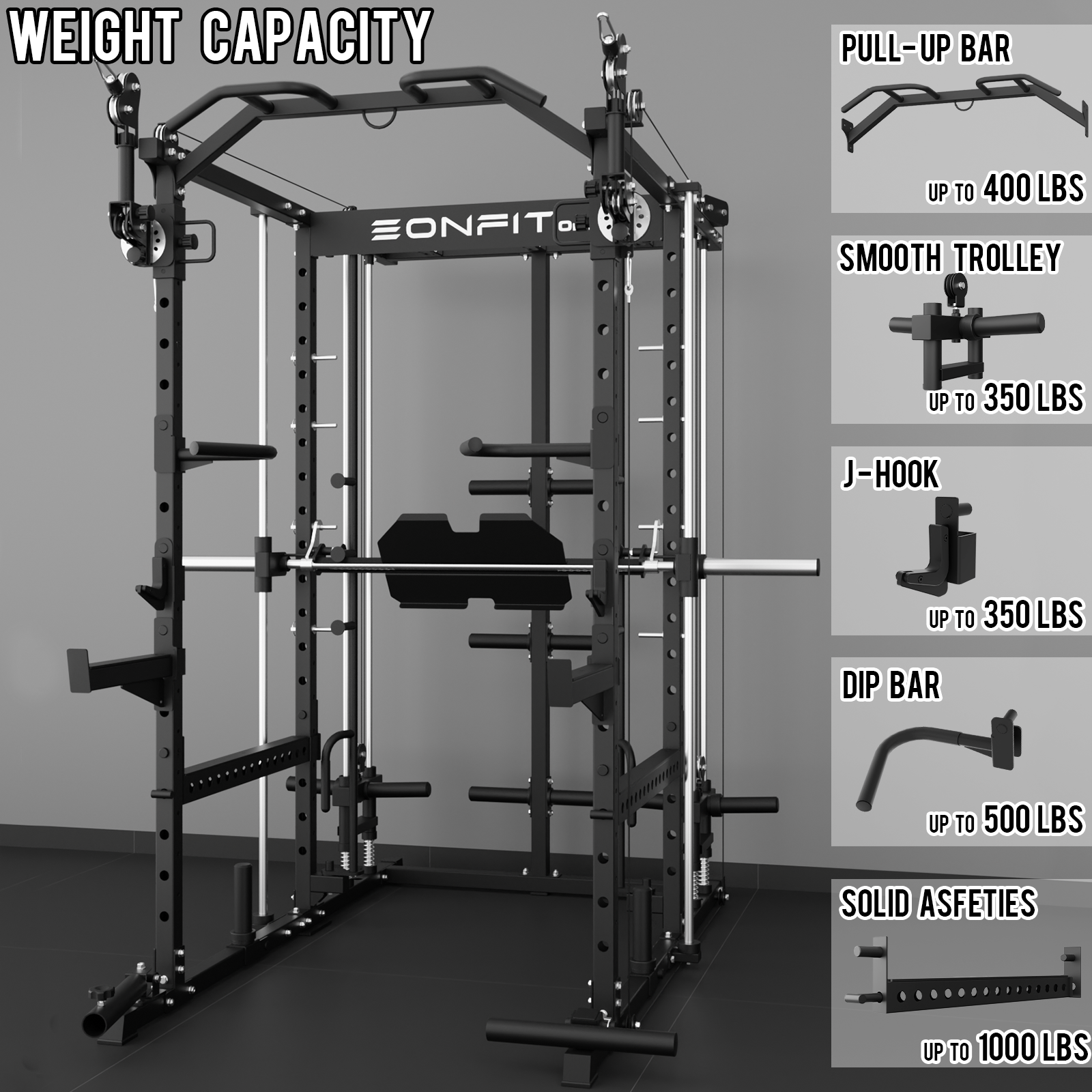EonfitOmni® E5 2.0 Multi-Function Smith Machine