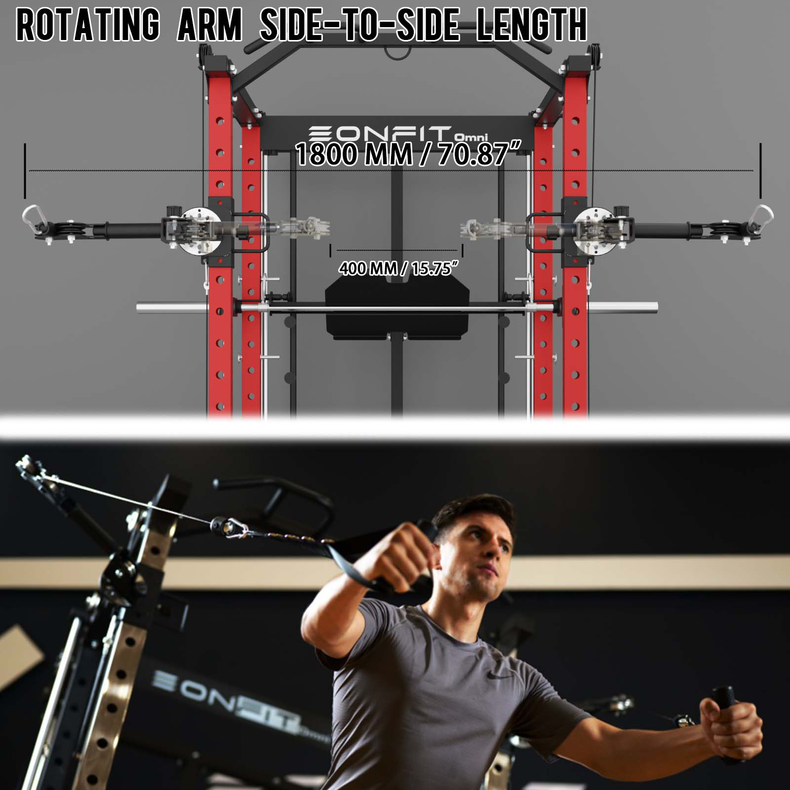 EonfitOmni® E5 2.0 Multi-Function Smith Machine