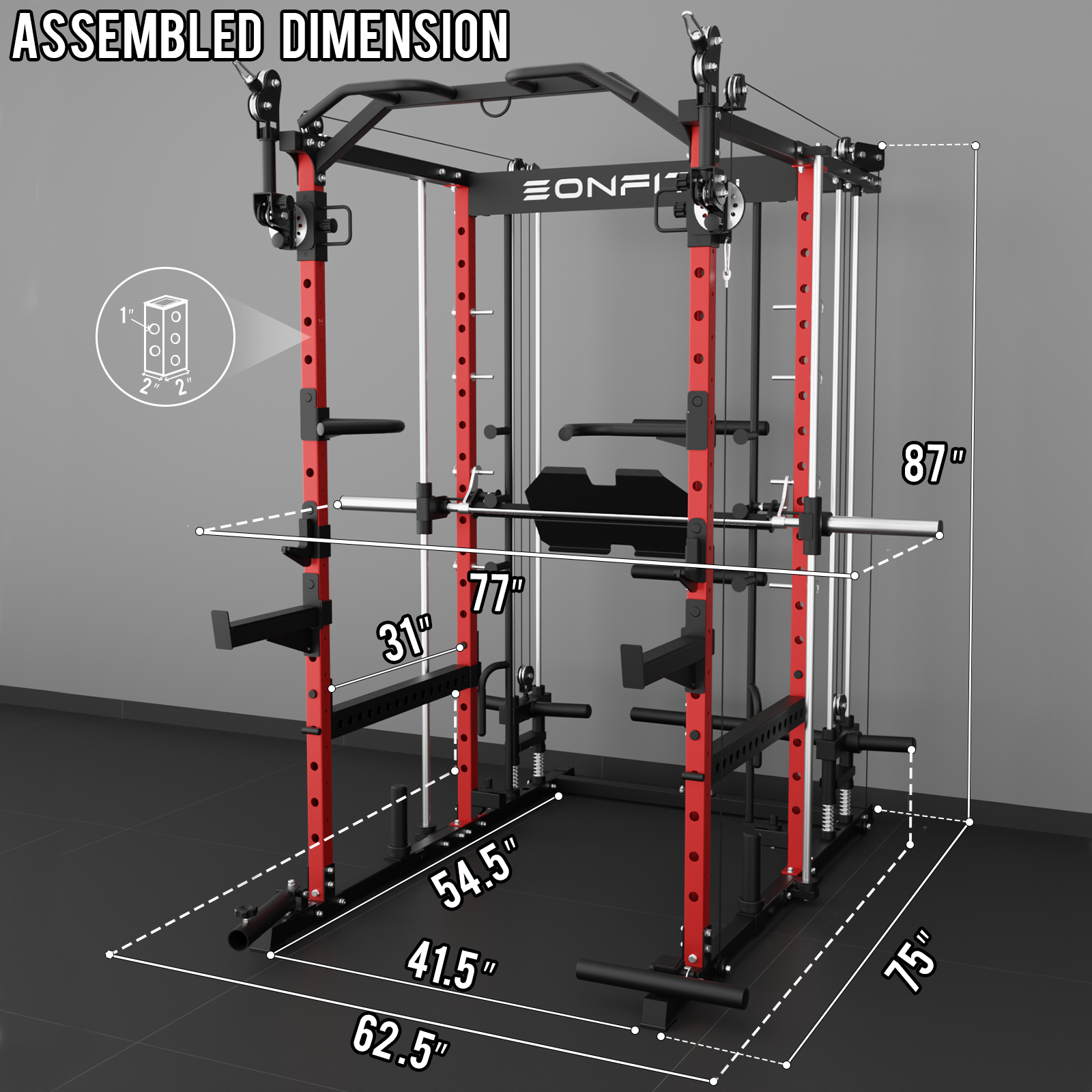 EonfitOmni® E5 2.0 Multi-Function Smith Machine