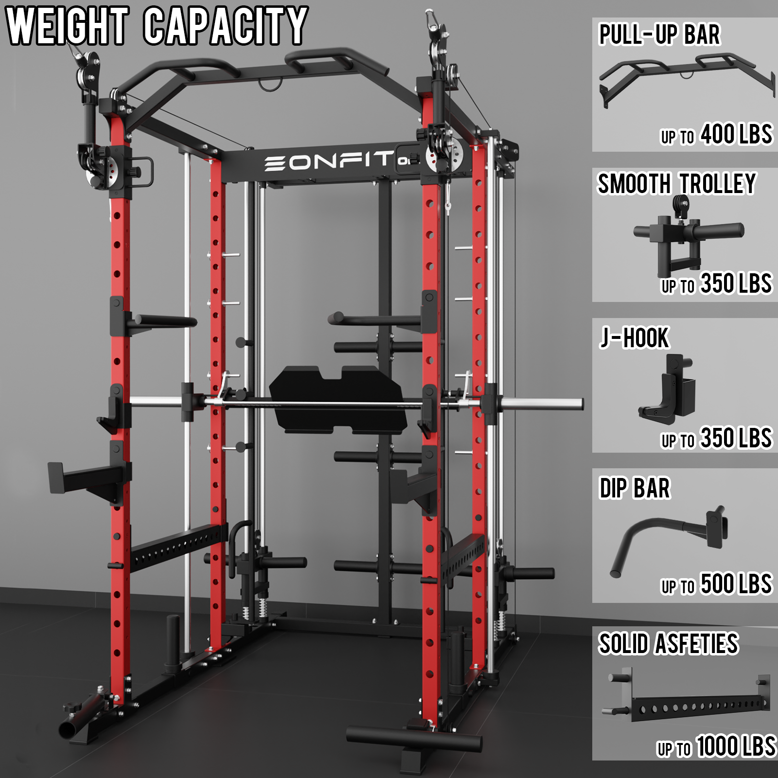 EonfitOmni® E5 2.0 Multi-Function Smith Machine