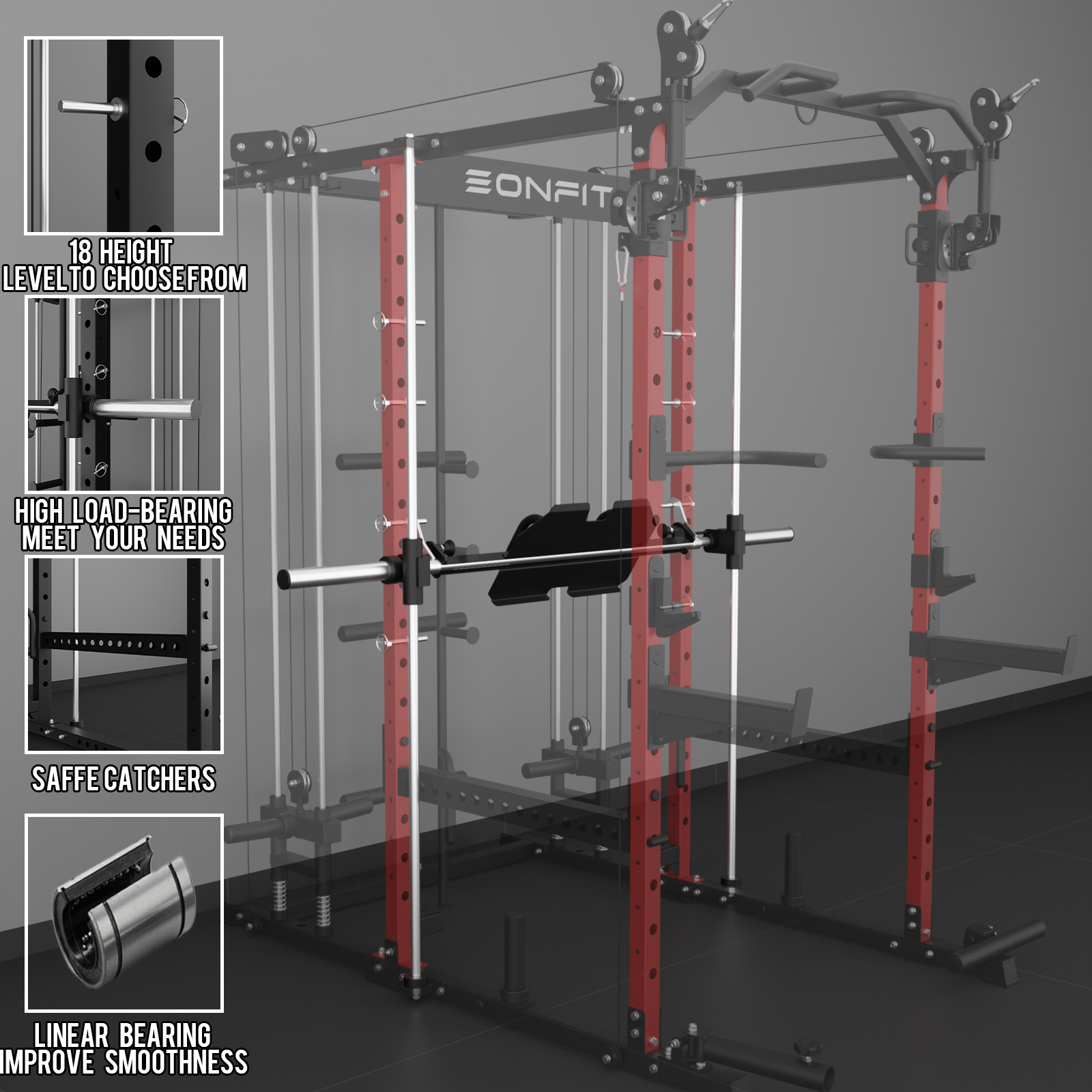 EonfitOmni® E5 2.0 Multi-Function Smith Machine
