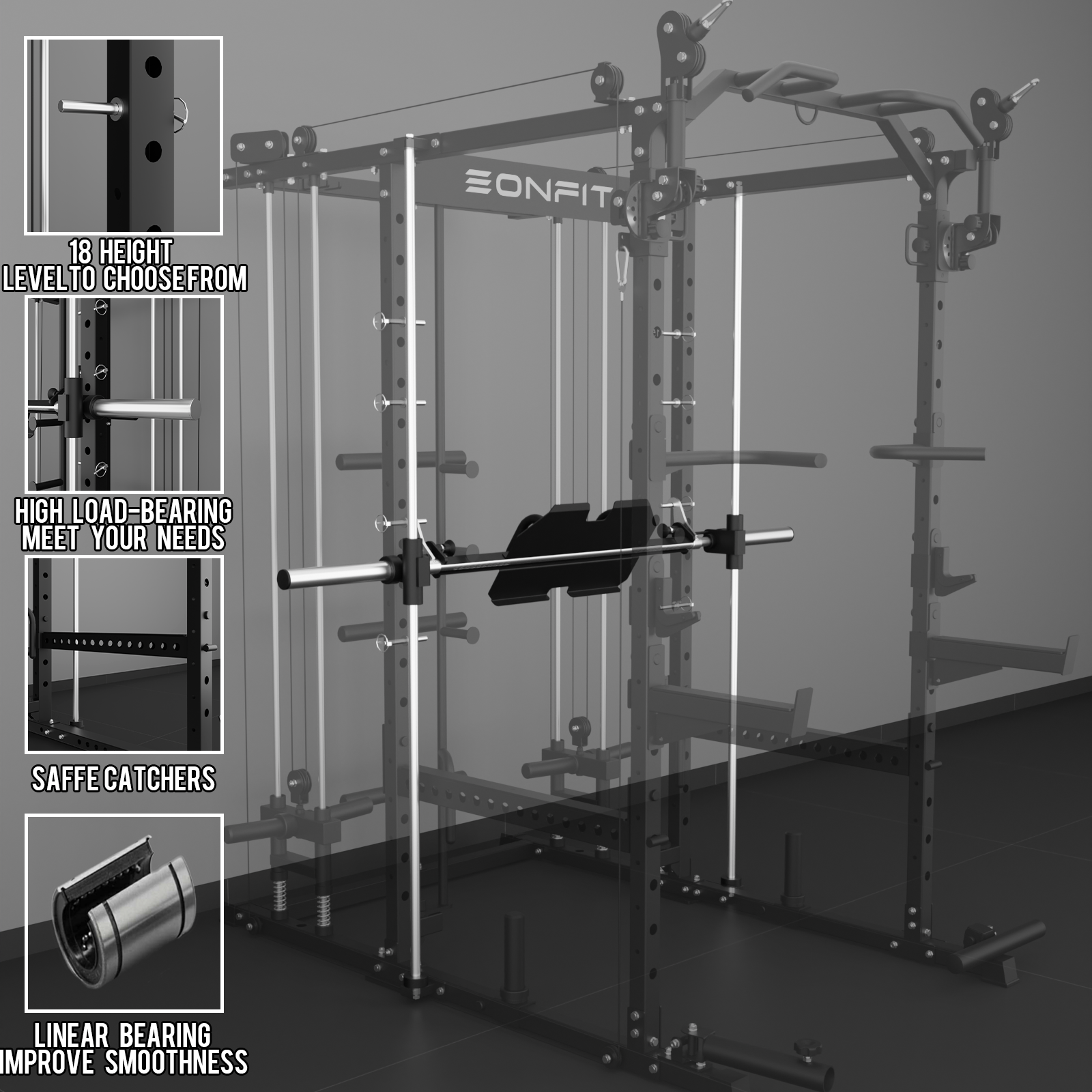EonfitOmni® E5 2.0 Multi-Function Smith Machine