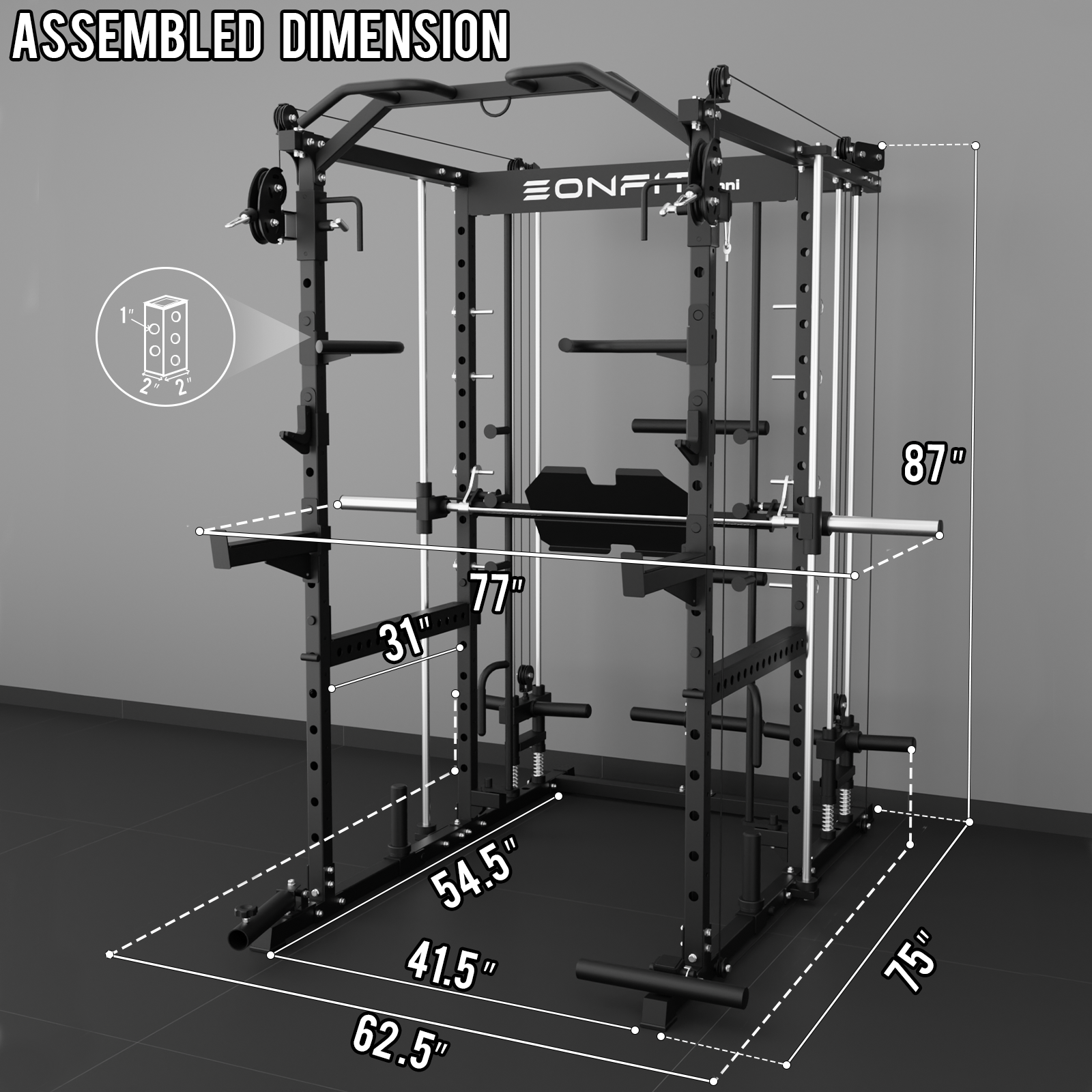 EonfitOmni® E5 2.0 Multi-Function Smith Machine