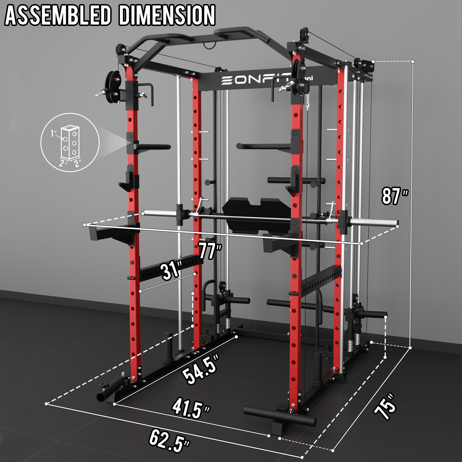 EonfitOmni® E5 2.0 Multi-Function Smith Machine