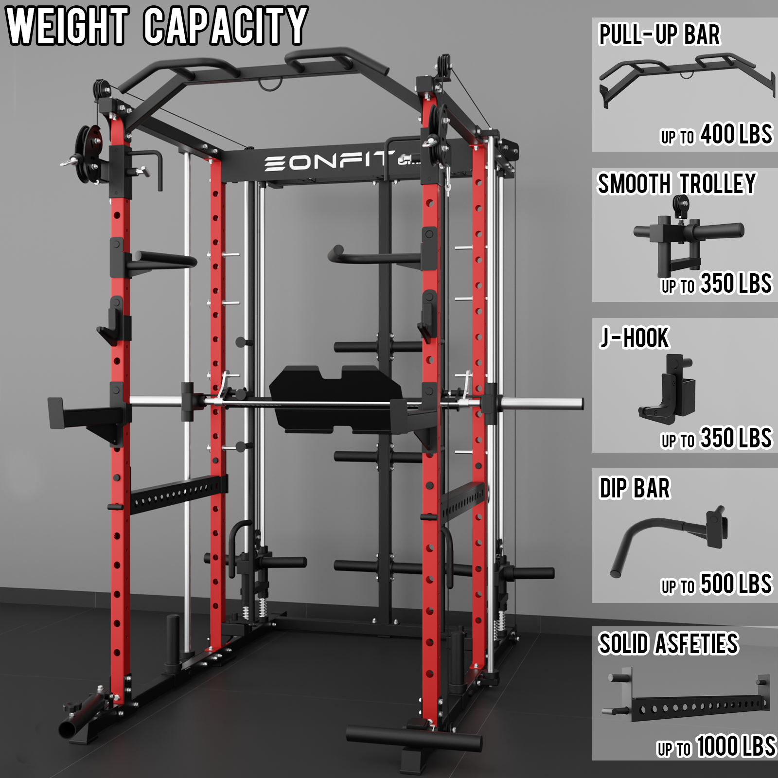 EonfitOmni® E5 2.0 Multi-Function Smith Machine
