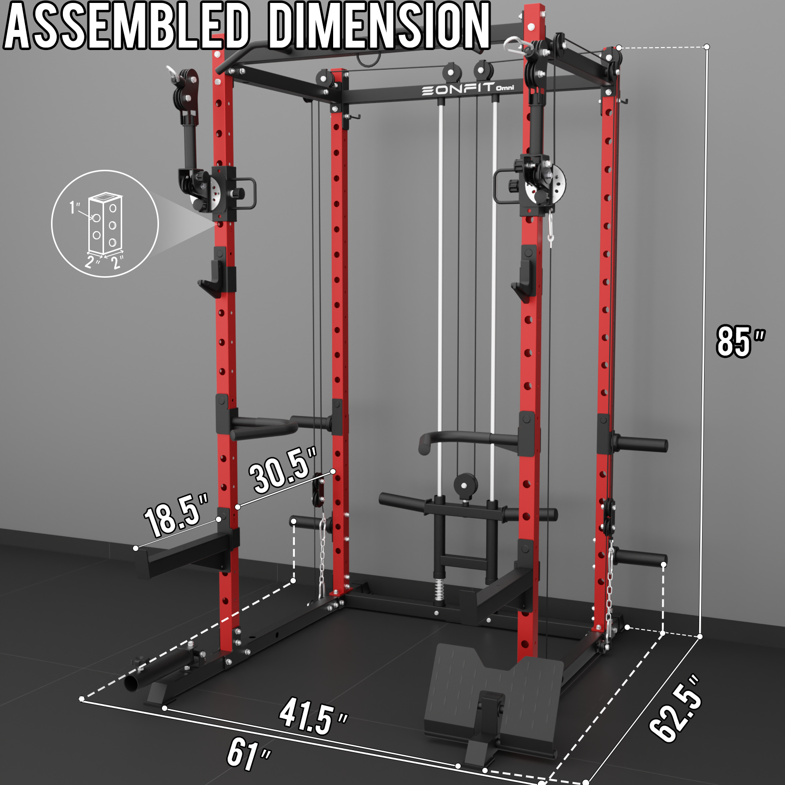 EonfitOmni® E2 2.0 Power Rack Package