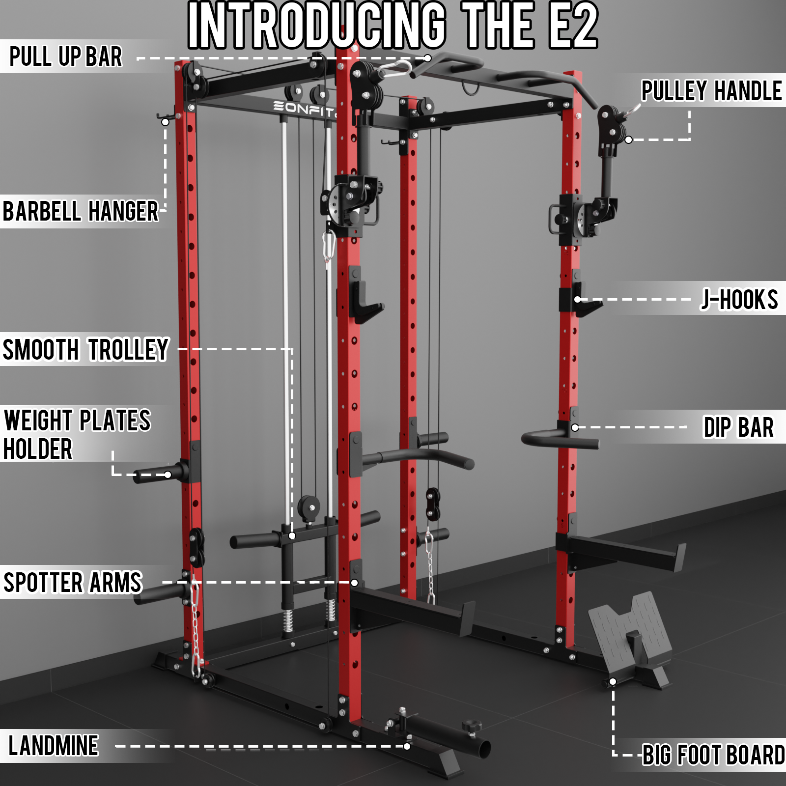 EonfitOmni® E2 2.0 Power Rack Package