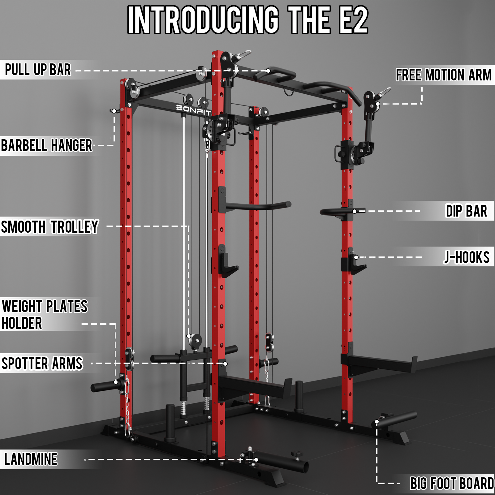 EonfitOmni® E2 2.0 Power Rack