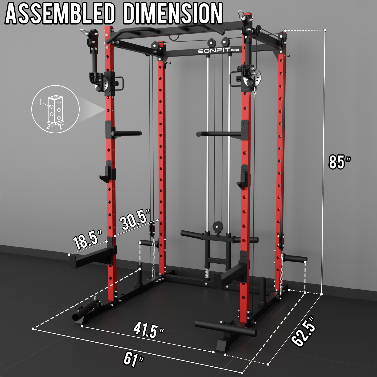 EonfitOmni® E2 2.0 Power Rack
