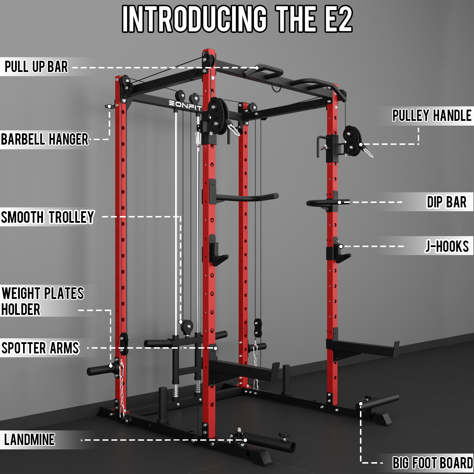 EonfitOmni® E2 2.0 Power Rack