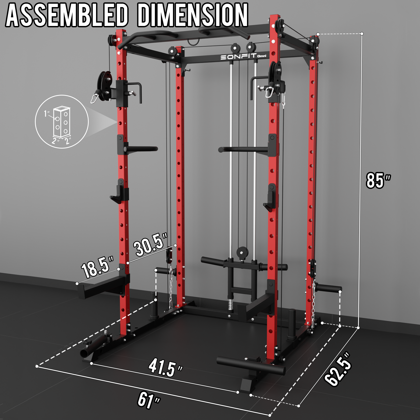 EonfitOmni® E2 2.0 Power Rack