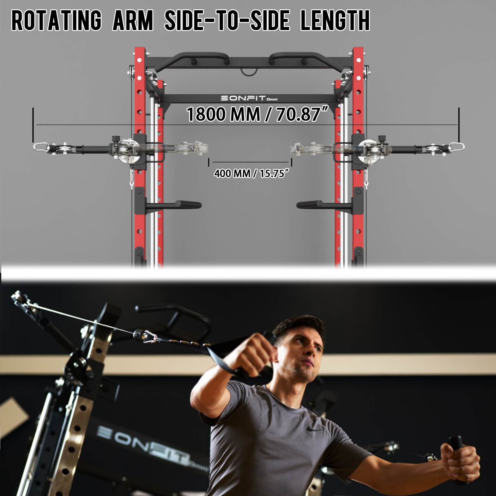 EonfitOmni® E6 Power Rack