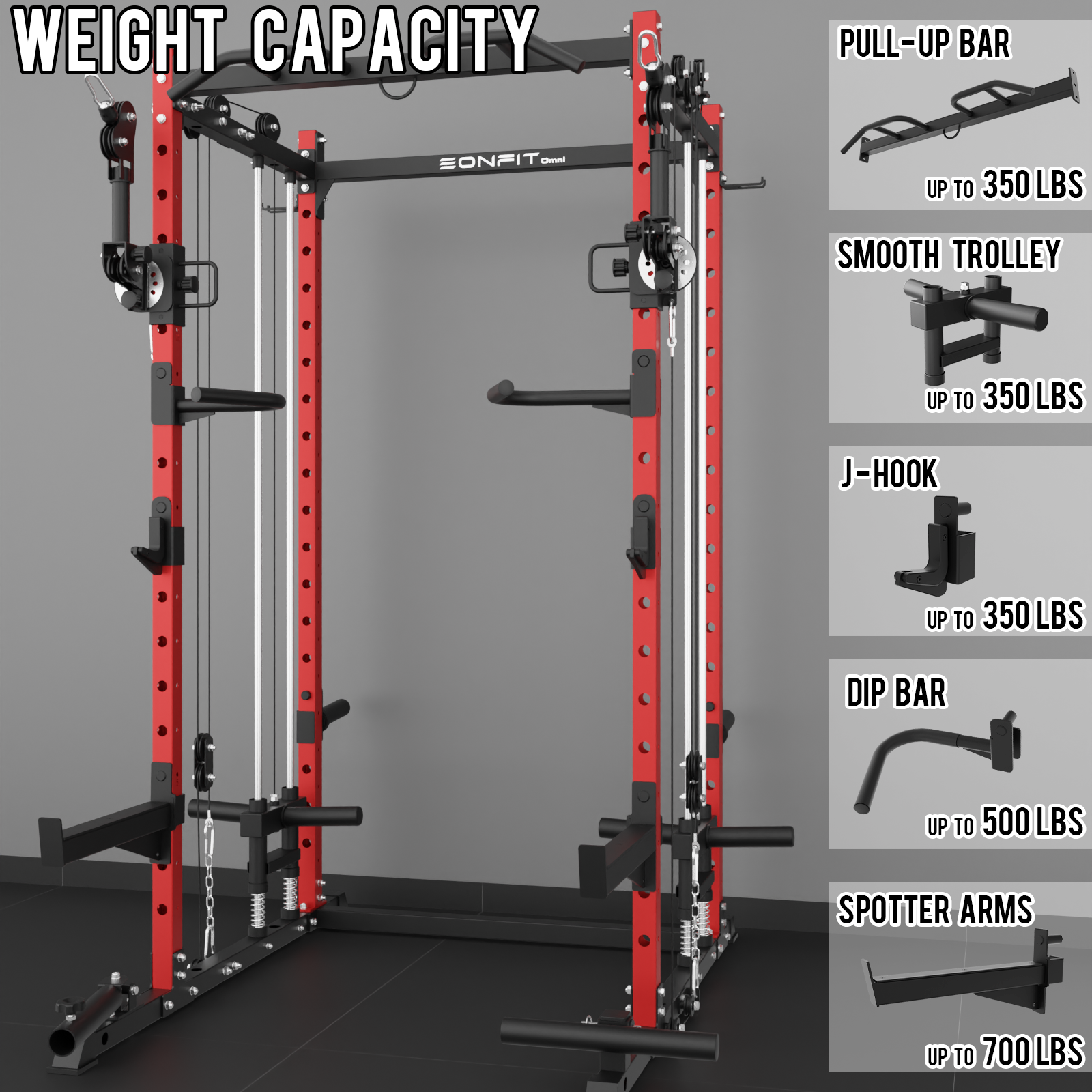 EonfitOmni® E6 Power Rack