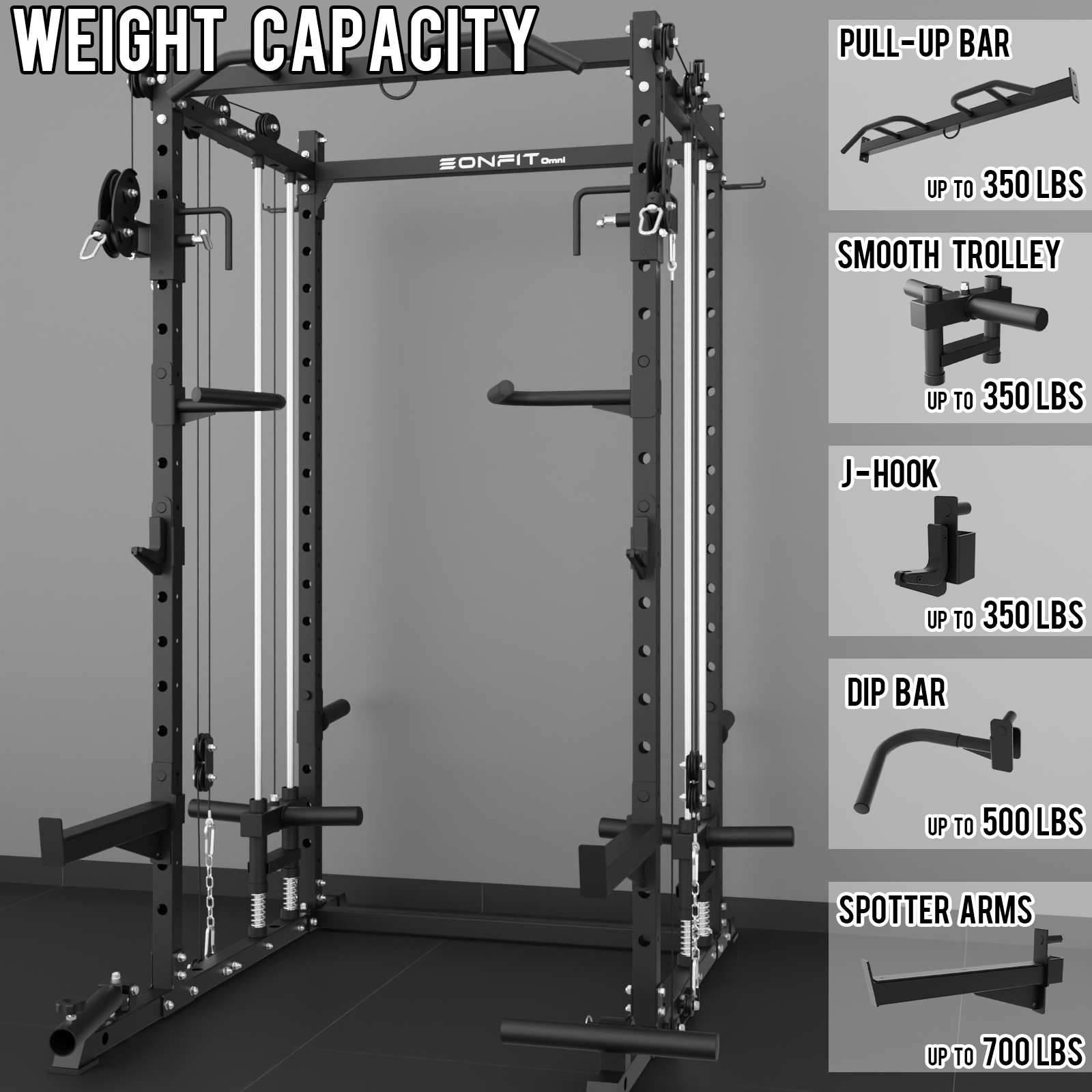 EonfitOmni® E6 Power Rack
