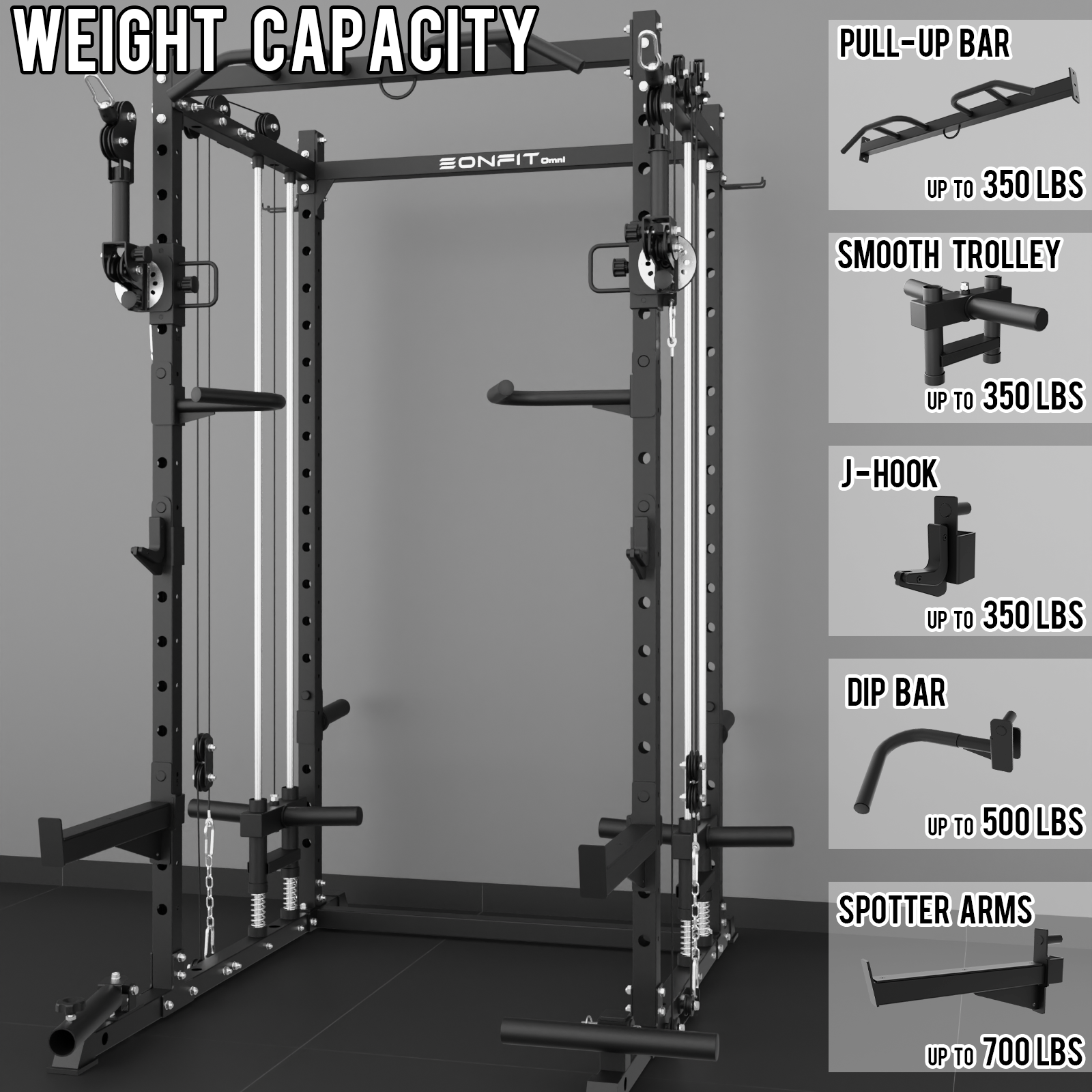 EonfitOmni® E6 Power Rack
