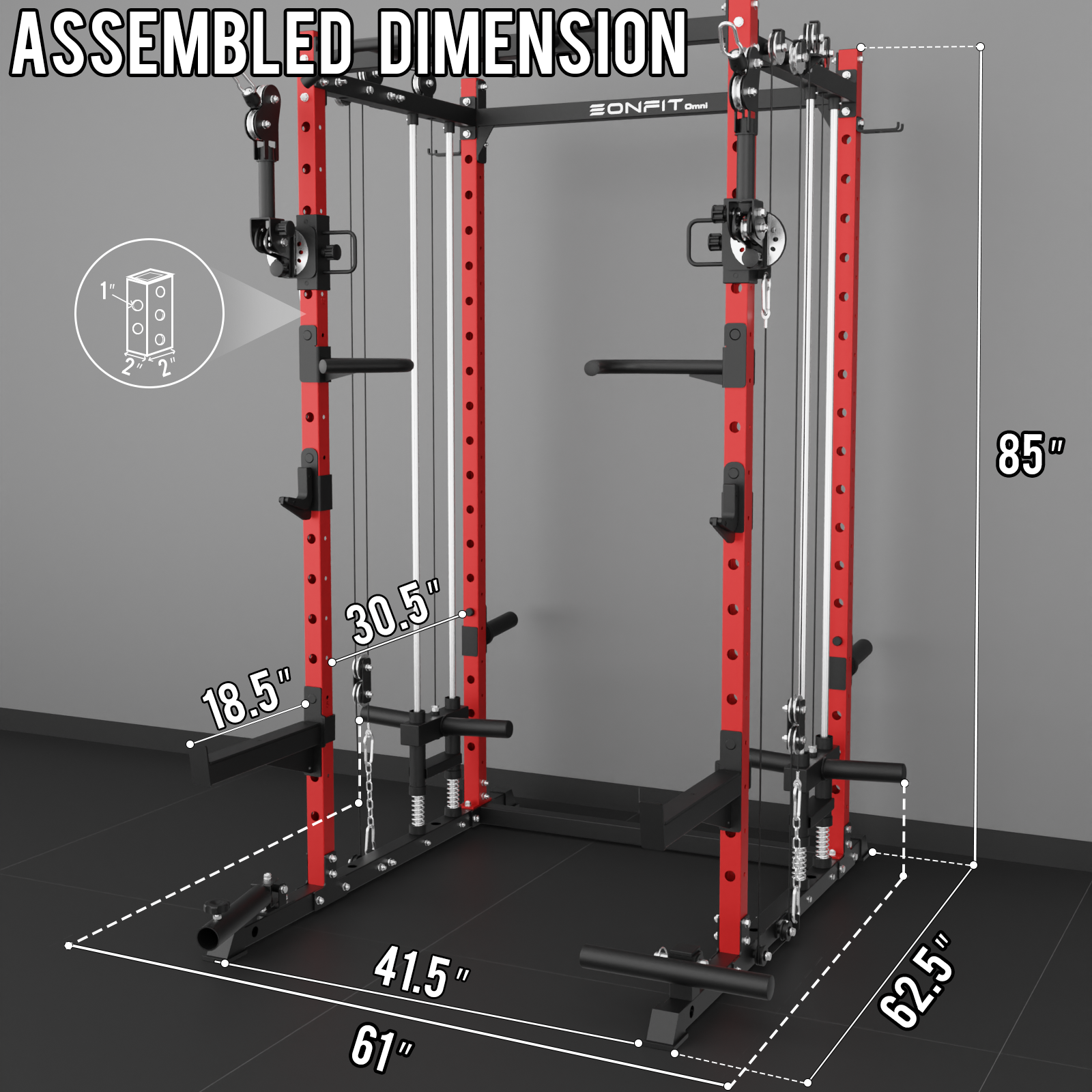 EonfitOmni® E6 Power Rack