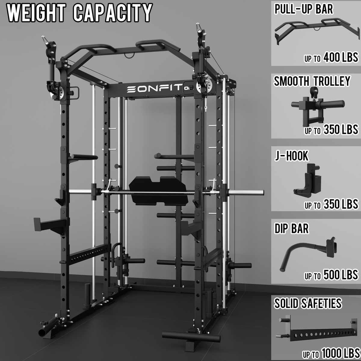 EonfitOmni® E5 2.0 Multi-Function Smith Machine
