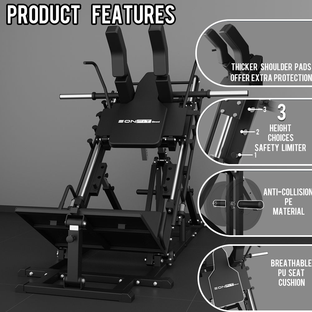 EonfitOmni® EL2 2.0 Leg Press Hack Squat Machine