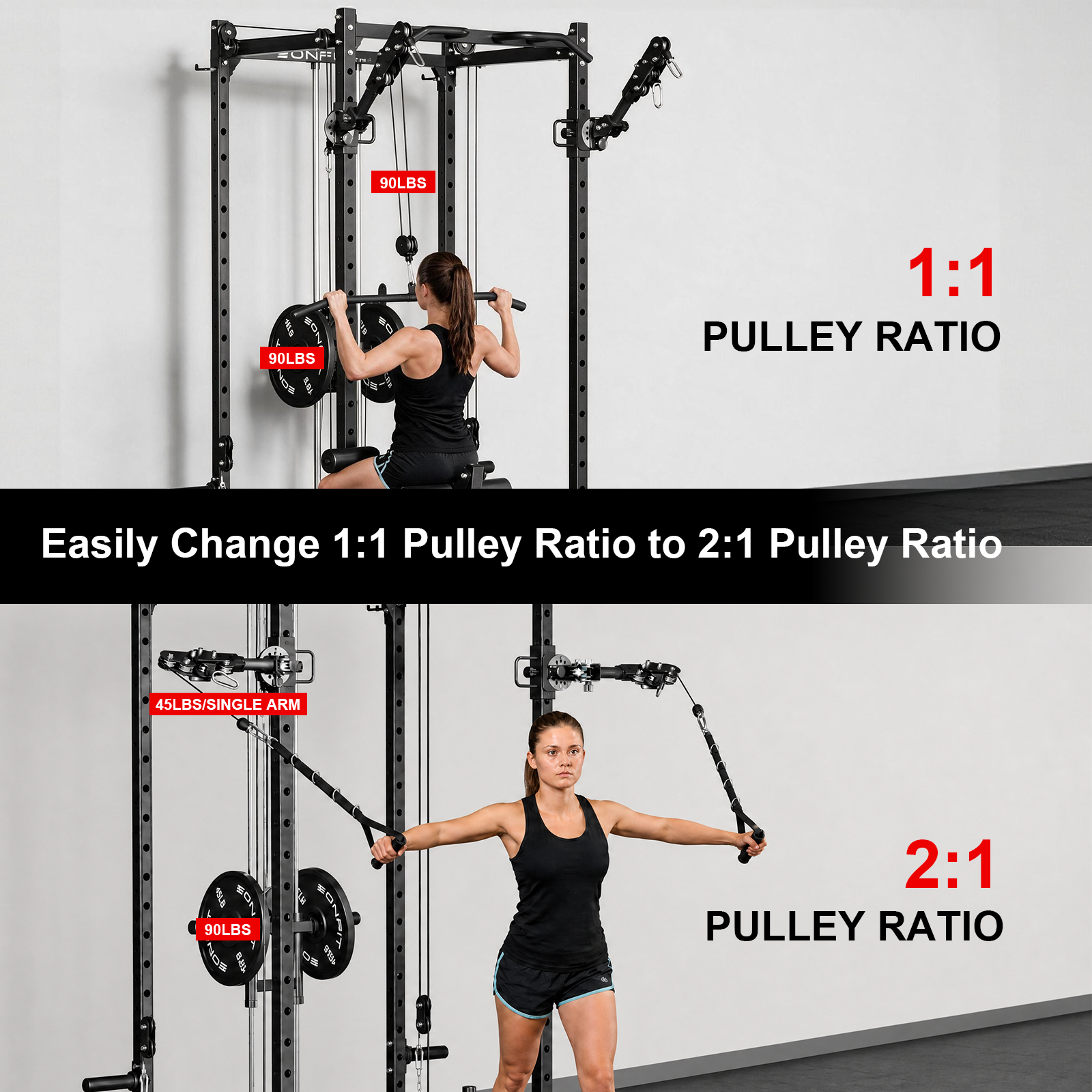 EonfitOmni Pro Pivot Arms