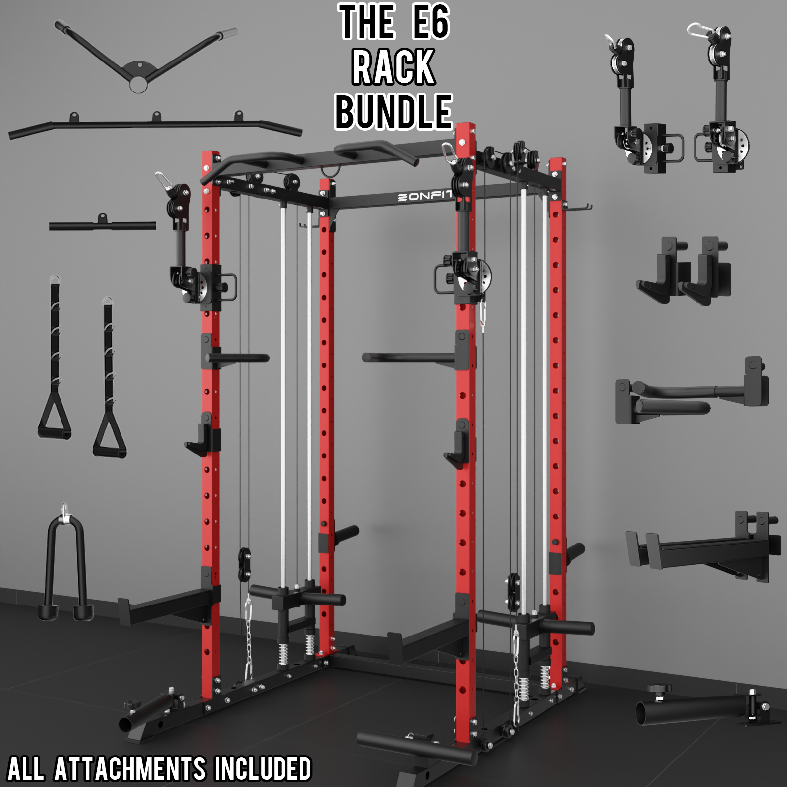 EonfitOmni® E6 Power Rack