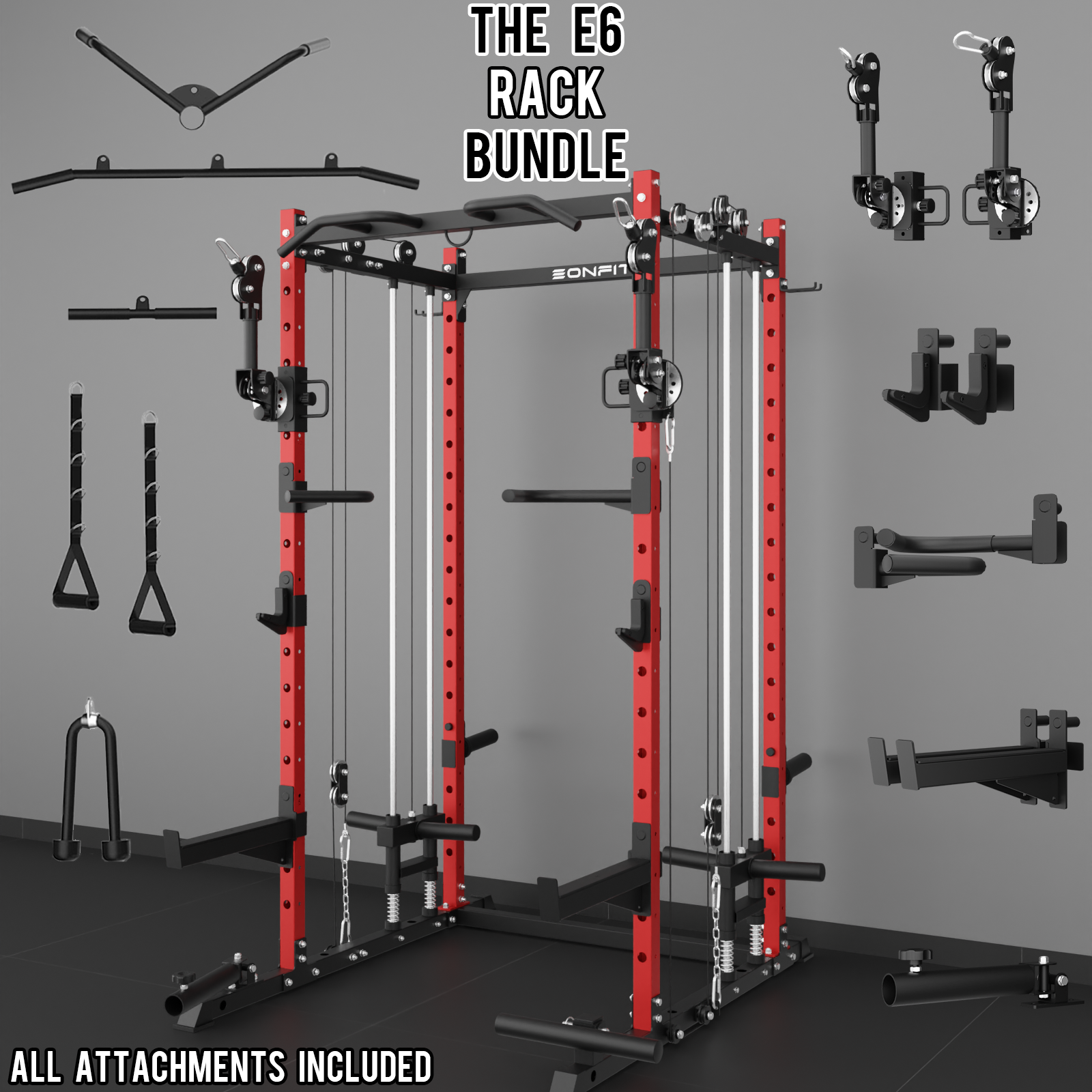 EonfitOmni® E6 Power Rack