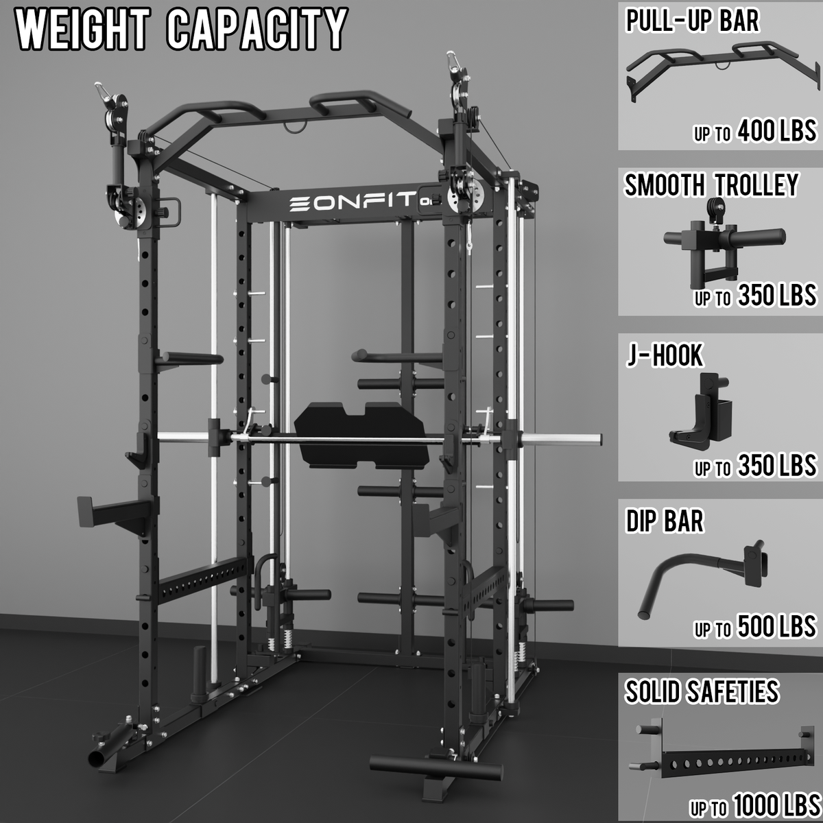 EonfitOmni® E5 2.0 Multi-Function Smith Machine