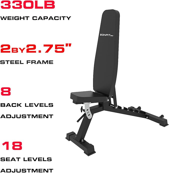EonfitOmni® Adjustable Weight Bench for Home Gym