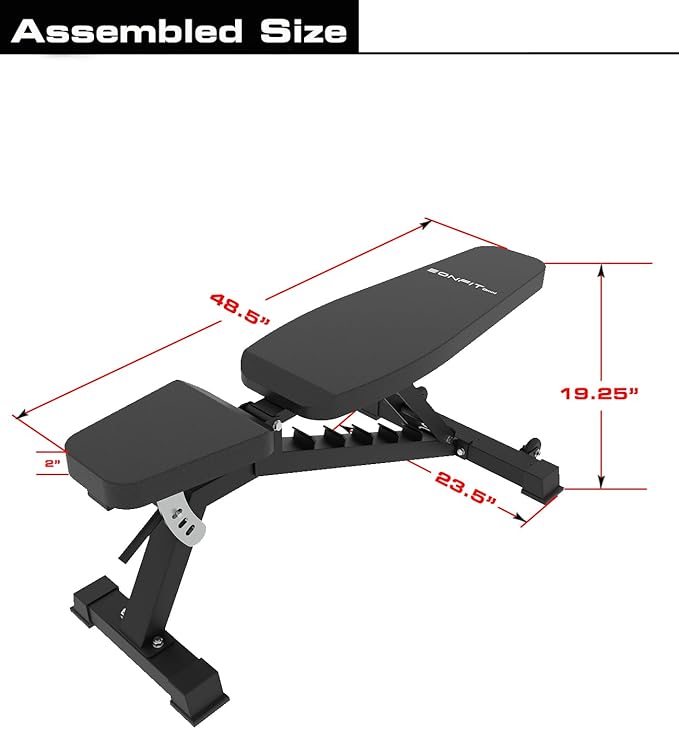 EonfitOmni® Adjustable Weight Bench for Home Gym