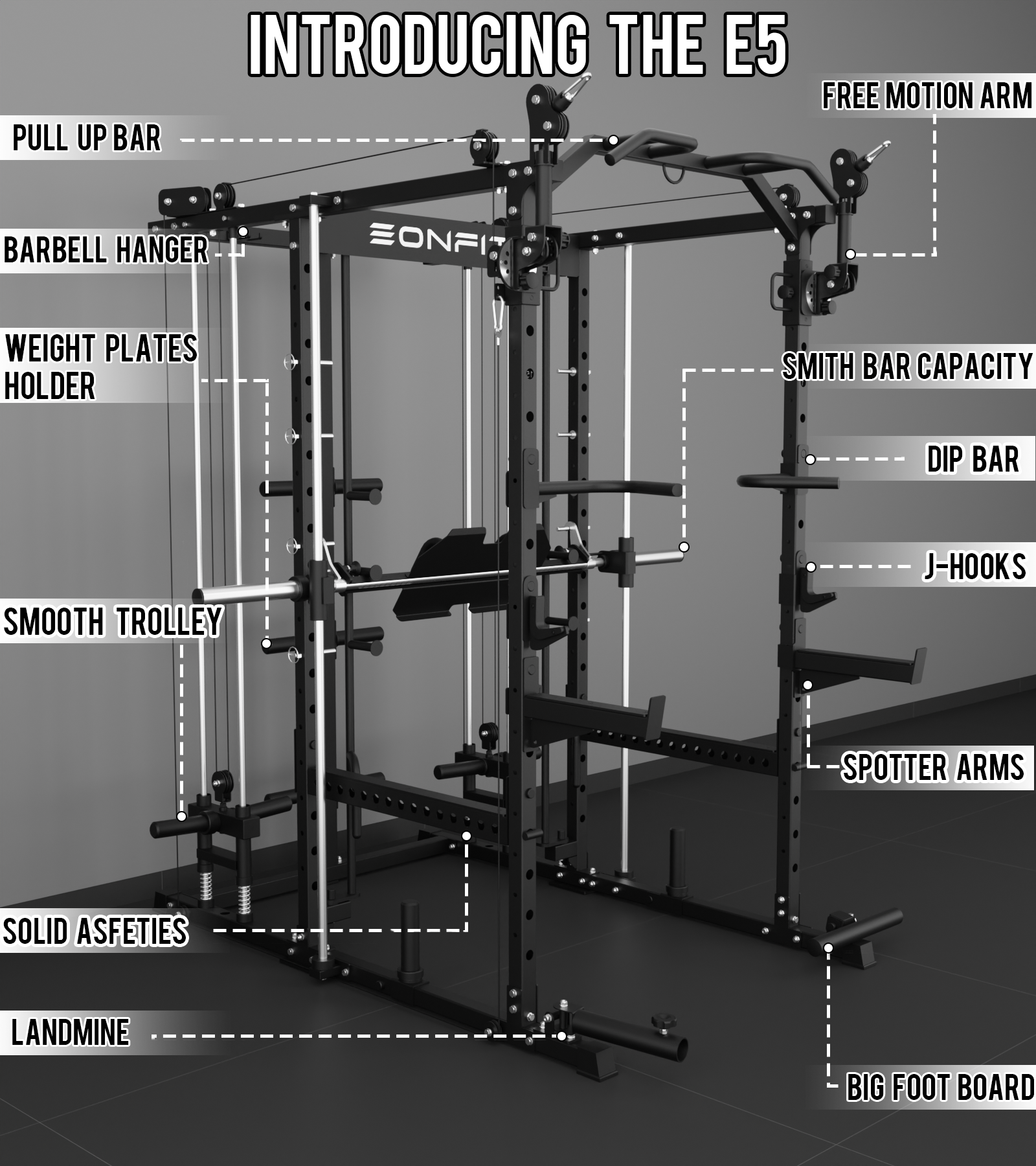 EonfitOmni® E5 2.0 Smith Machine Package