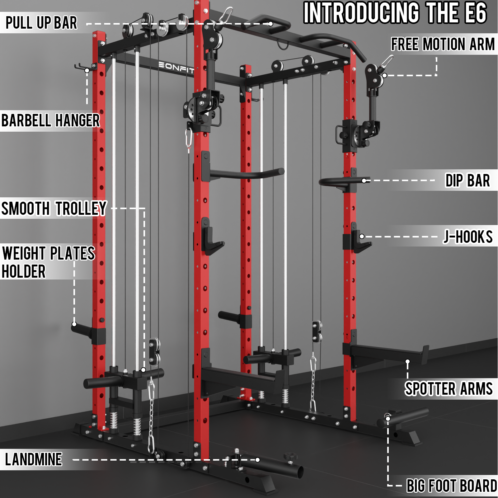 EonfitOmni® E6 Power Rack