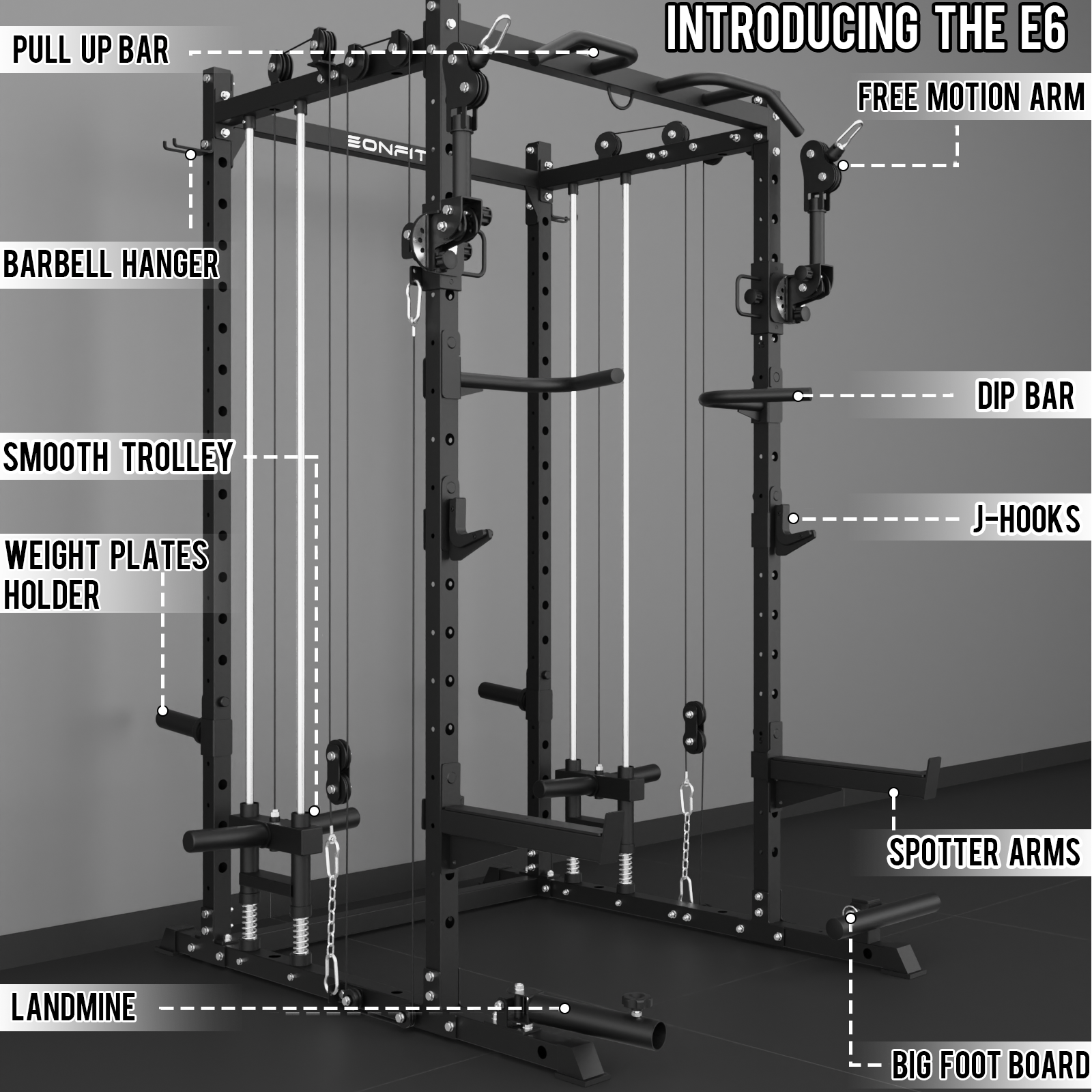 EonfitOmni® E6 Power Rack
