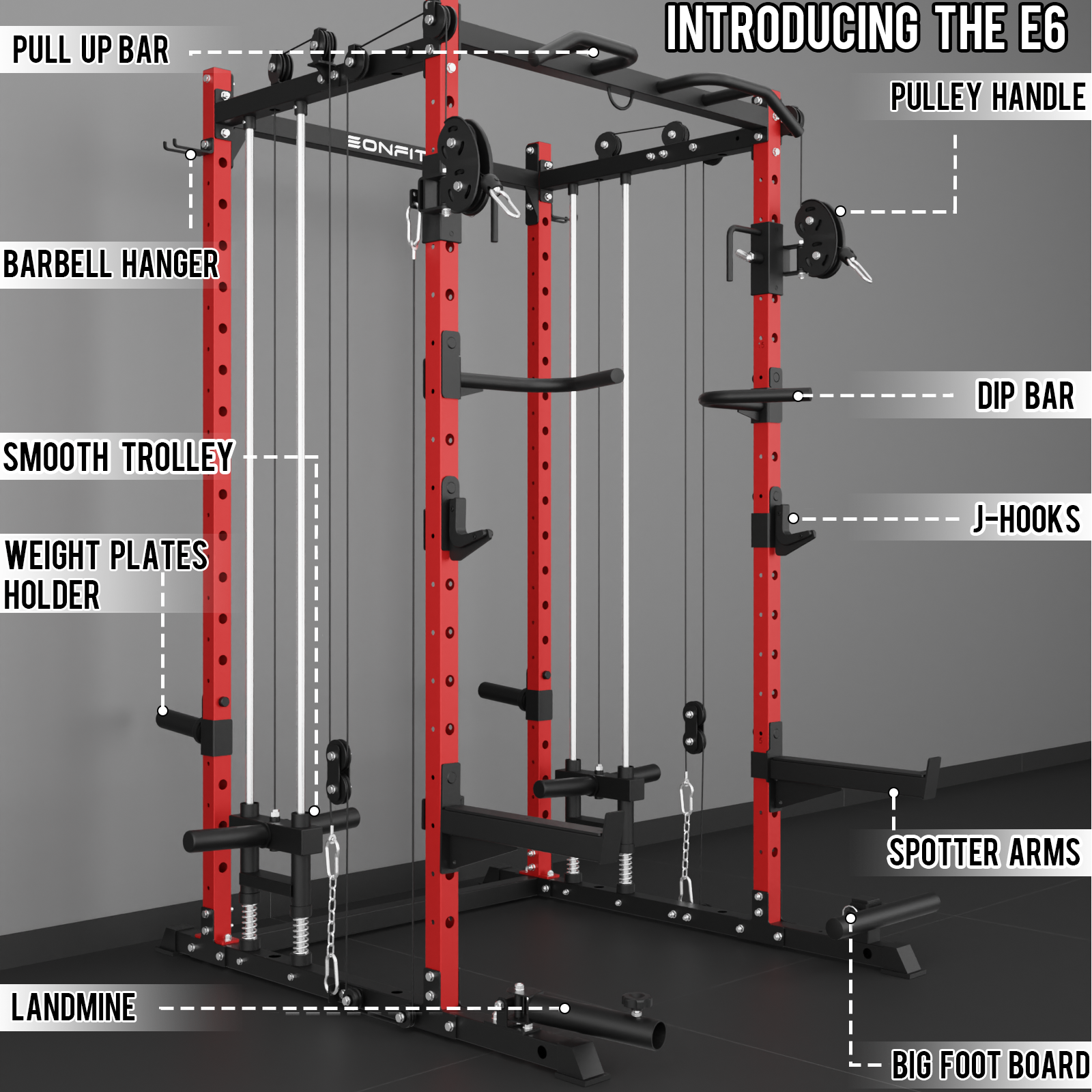 EonfitOmni® E6 Power Rack