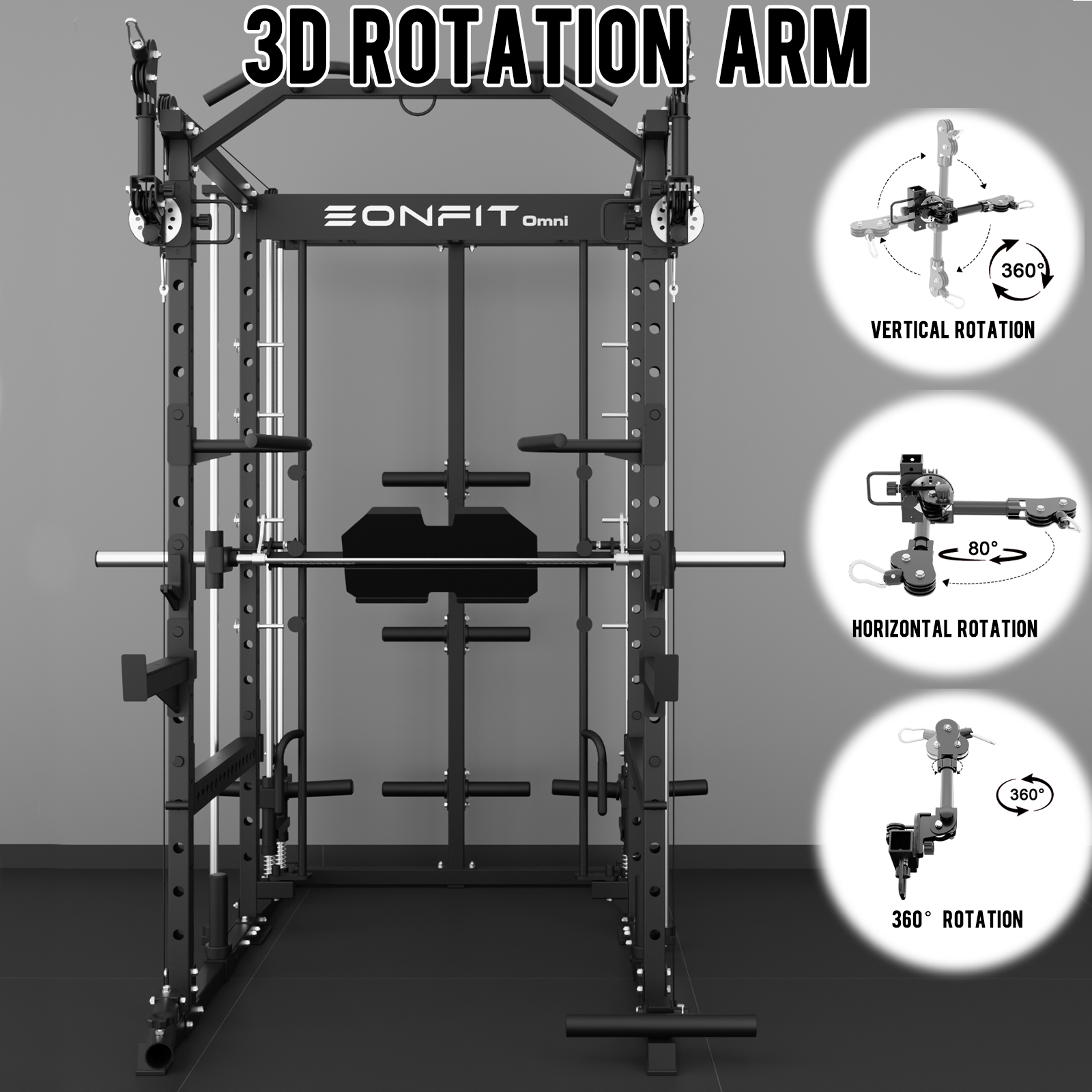 EonfitOmni® E5 2.0 Multi-Function Smith Machine