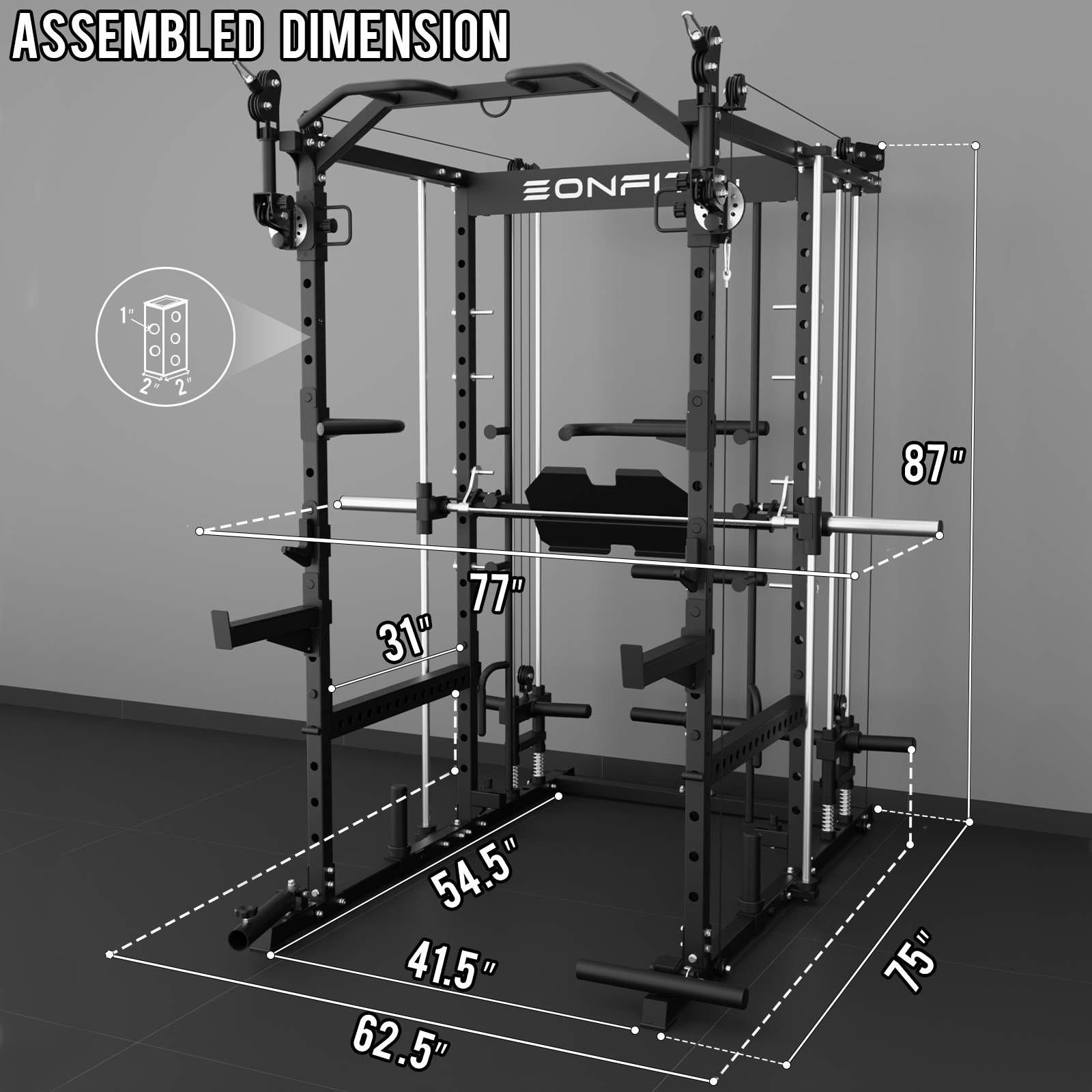 EonfitOmni® E5 2.0 Multi-Function Smith Machine