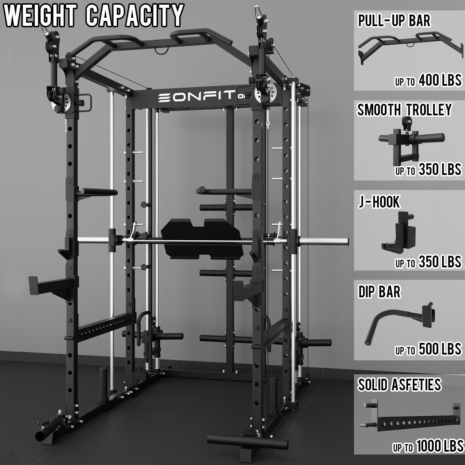 EonfitOmni® E5 2.0 Multi-Function Smith Machine