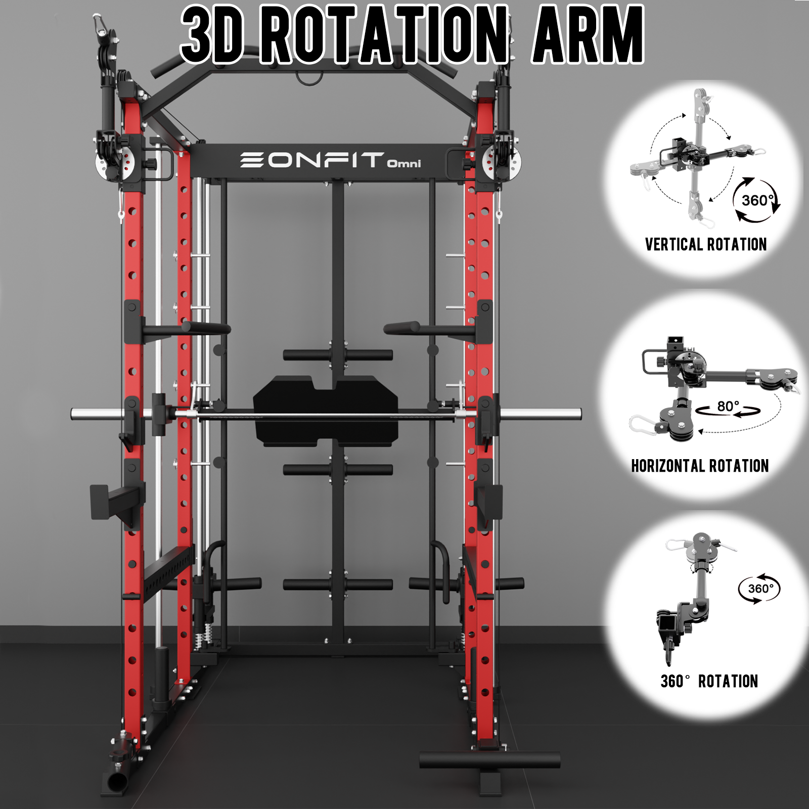 EonfitOmni® E5 2.0 Multi-Function Smith Machine