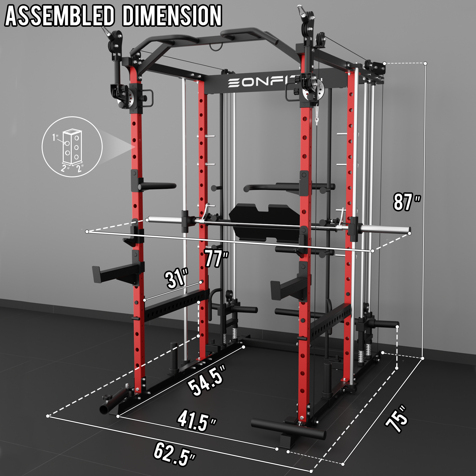 EonfitOmni® E5 2.0 Multi-Function Smith Machine