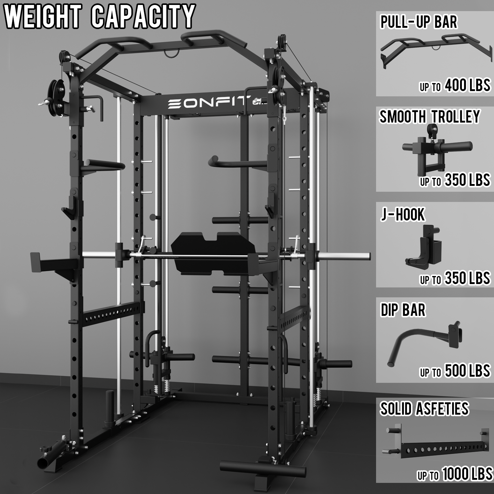 EonfitOmni® E5 2.0 Multi-Function Smith Machine