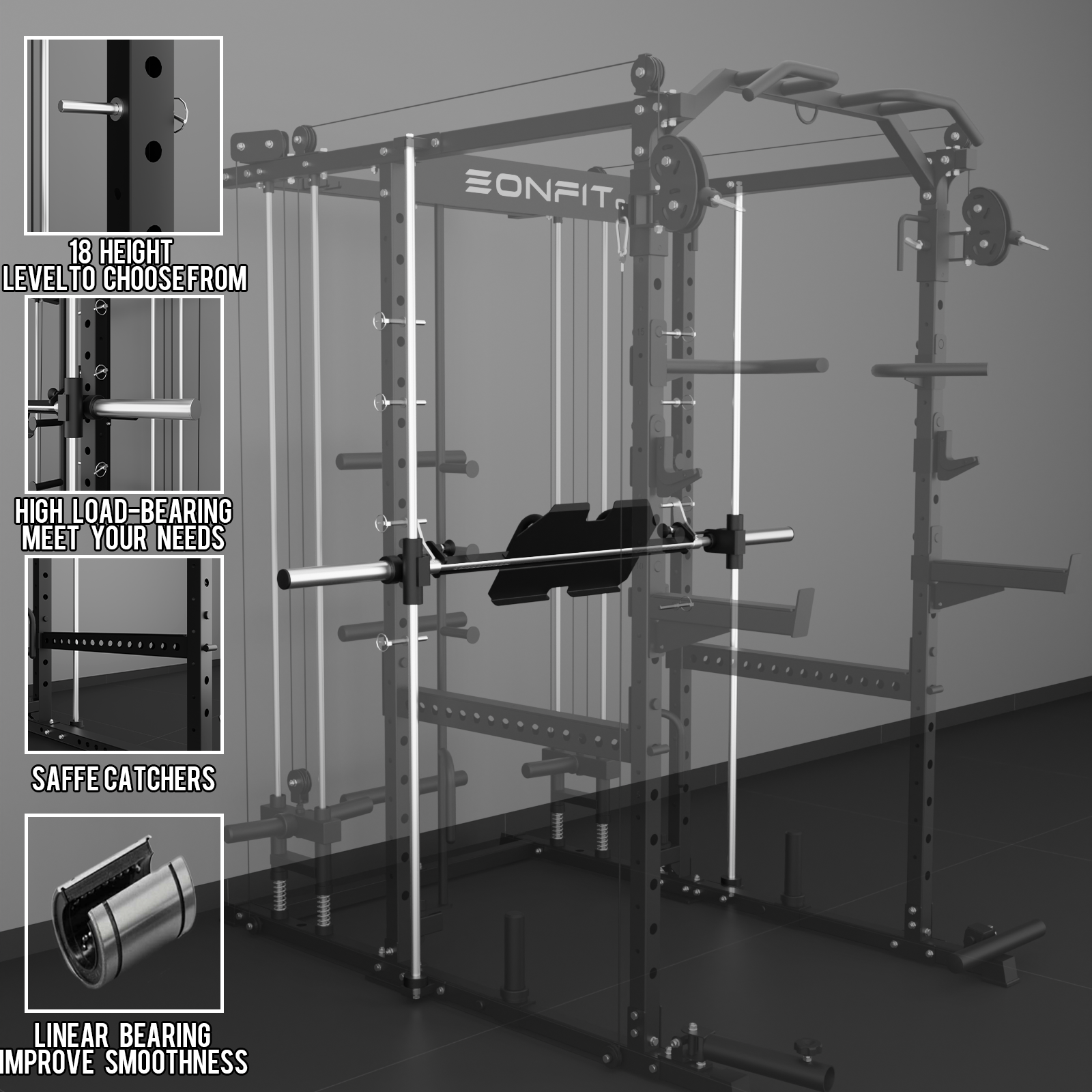 EonfitOmni® E5 2.0 Multi-Function Smith Machine