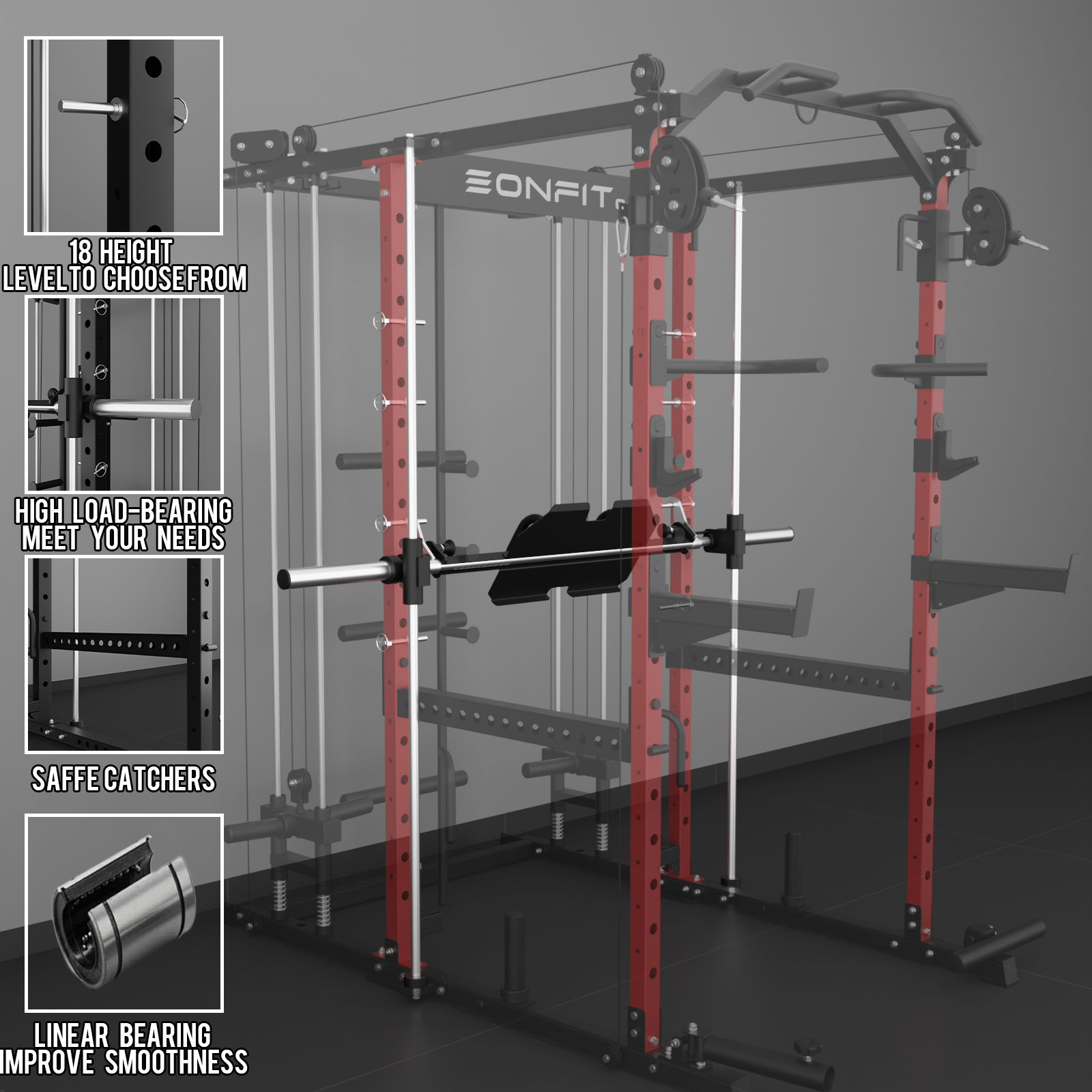 EonfitOmni® E5 2.0 Multi-Function Smith Machine