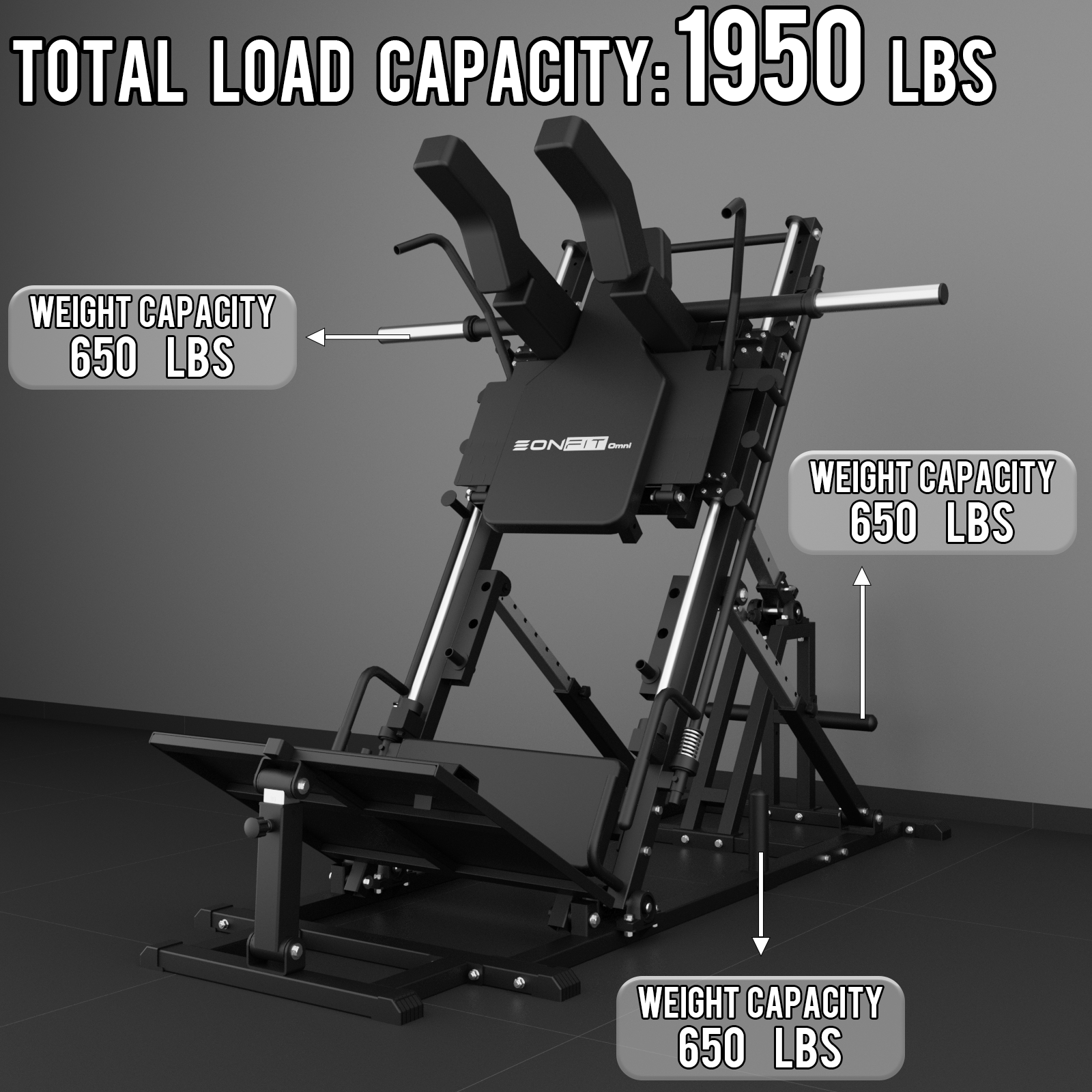 EonfitOmni® EL2 2.0 Leg Press Hack Squat Machine