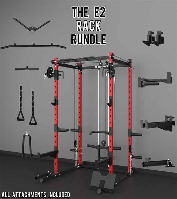 EonfitOmni® E2 2.0 Power Rack for Home Gym Equipment – Eonfit Fitness