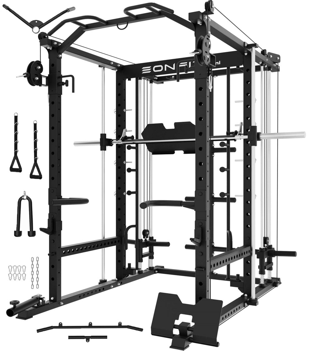 EonfitOmni® E5 2.0 Multi-Function Smith Machine for Home Gym Equipment ...