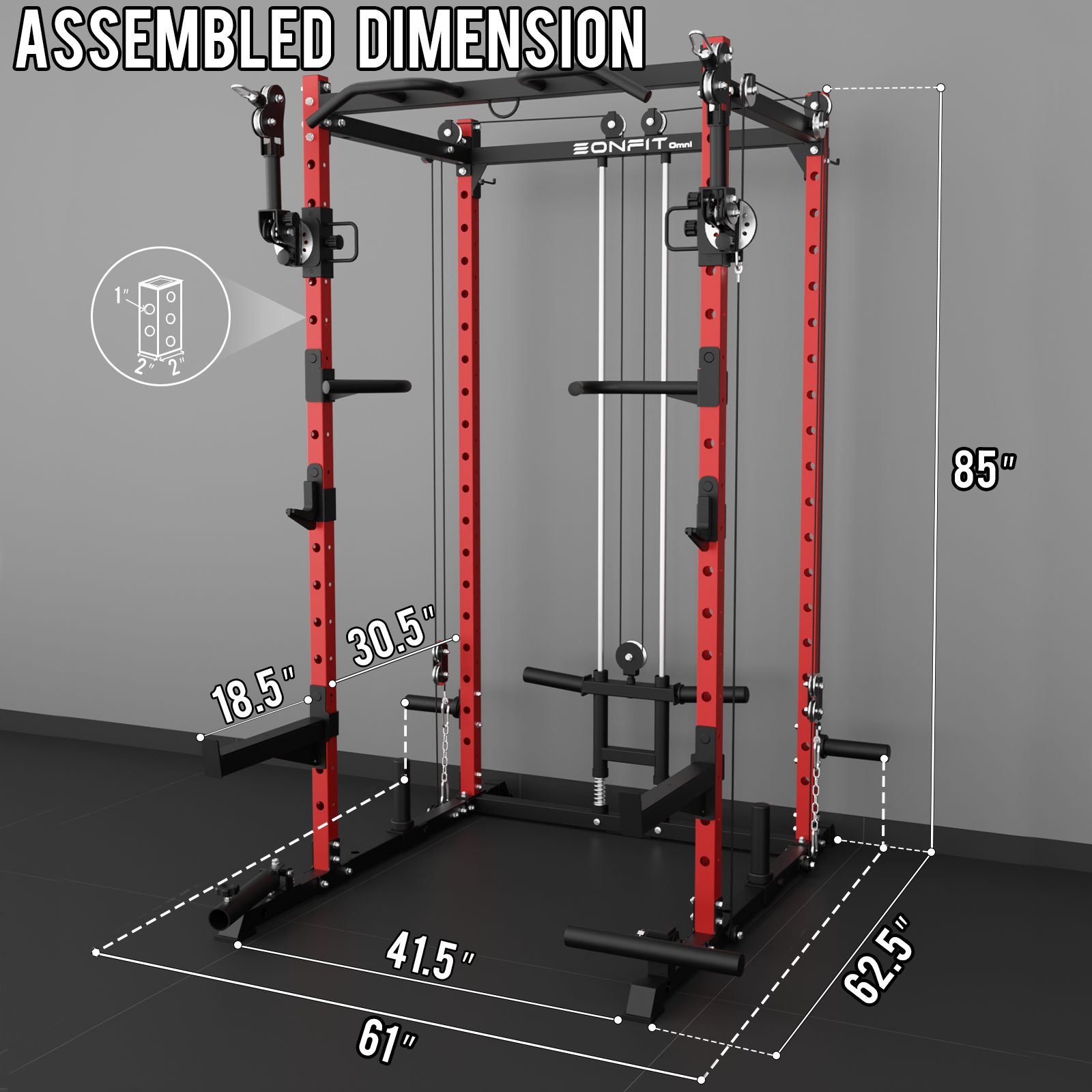 EonfitOmni® E2 2.0 Power Rack