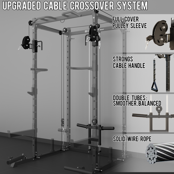 EonfitOmni® E2 2.0 Power Rack for Home Gym Equipment – Eonfit Fitness