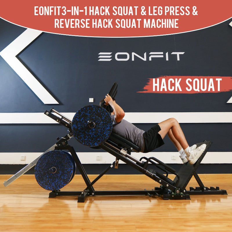 EonfitOmni® EL2 3-In-1 Leg Press Hack Squat Machine