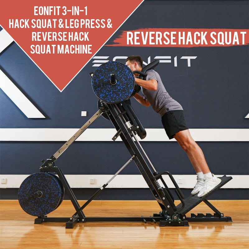 EonfitOmni® EL2 3-In-1 Leg Press Hack Squat Machine